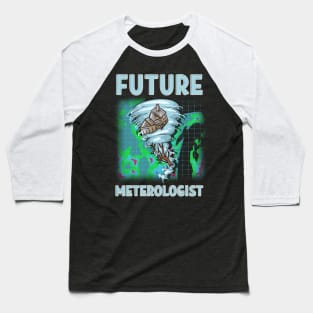 Cute & Funny Future Meteorologist Tornado Baseball T-Shirt